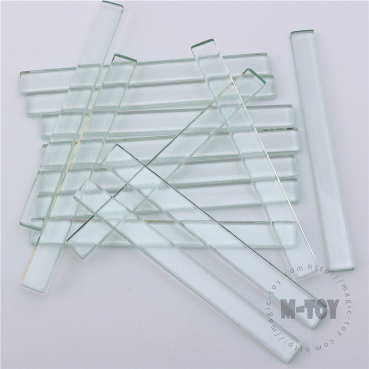 Clear glass 10X98mm