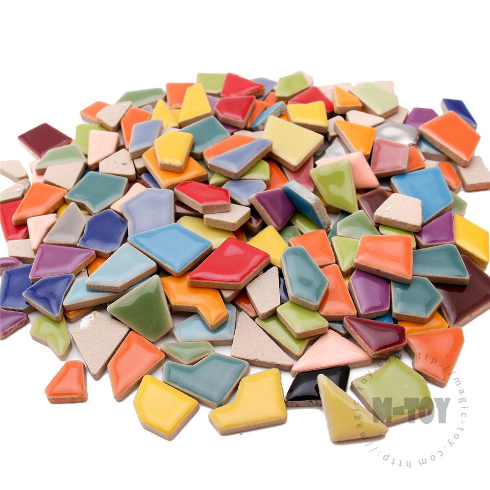Rainbow Mix Irregular Ceramic Mosaic