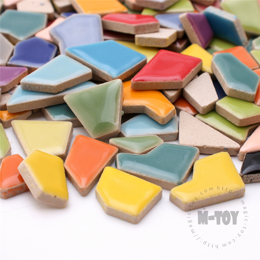 Rainbow Mix Irregular Ceramic Mosaic