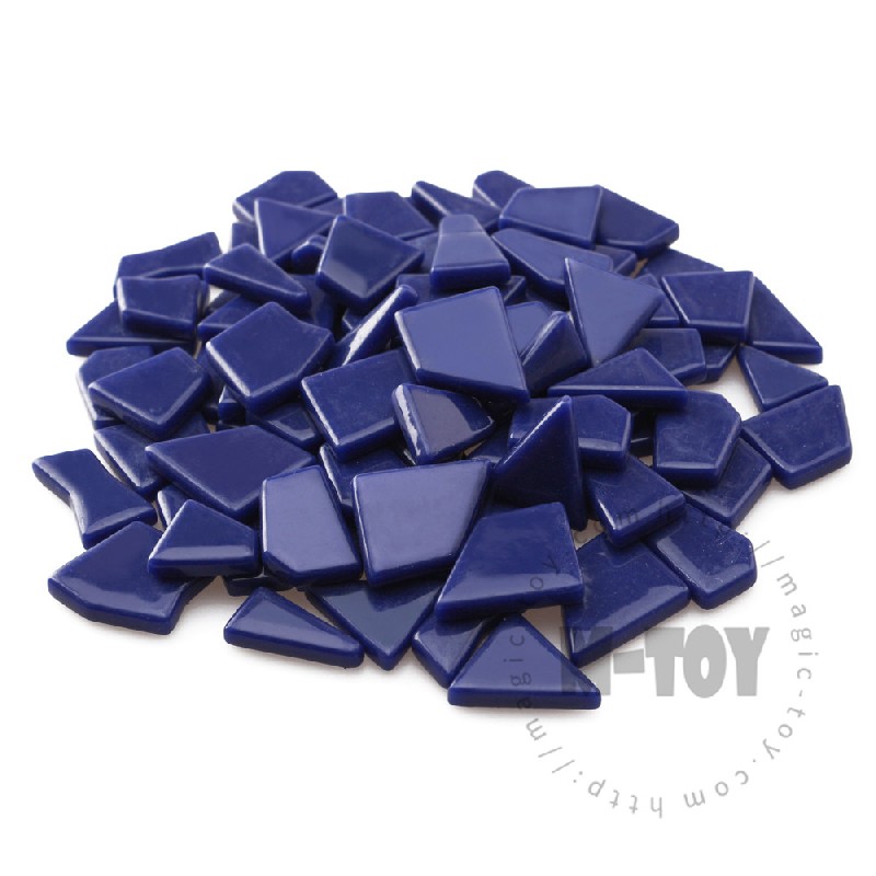 Cobalt Blue Irregular Shape Glass Mosaic IR-SS05