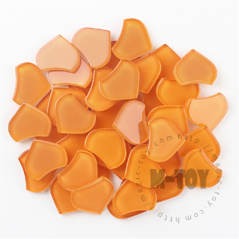 Orange Fishscale Mandala Glass Mosaic 3026TA-CC945