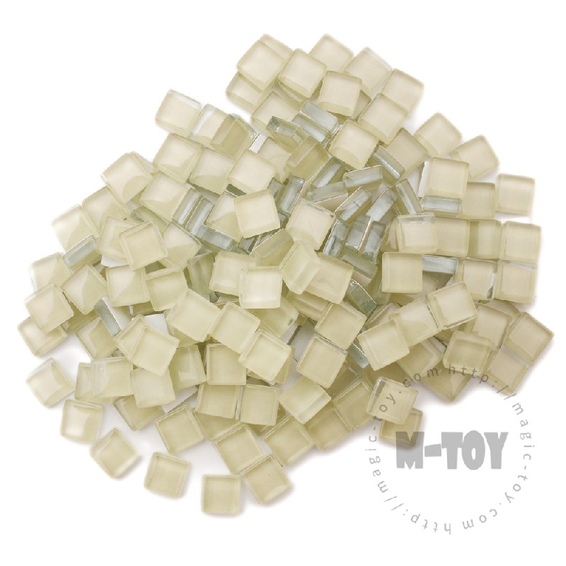 Beige Square Crystal Glass Mosaic 10-CC301