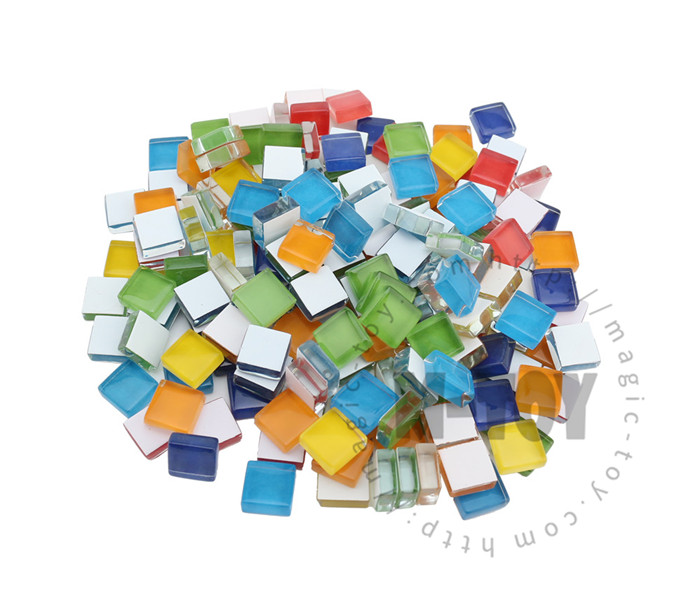 Mixed Square Crystal Glass Mosaic 10-CCW9001