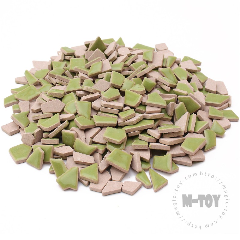 Green Irregular Ceramic Mosaic IR-H143