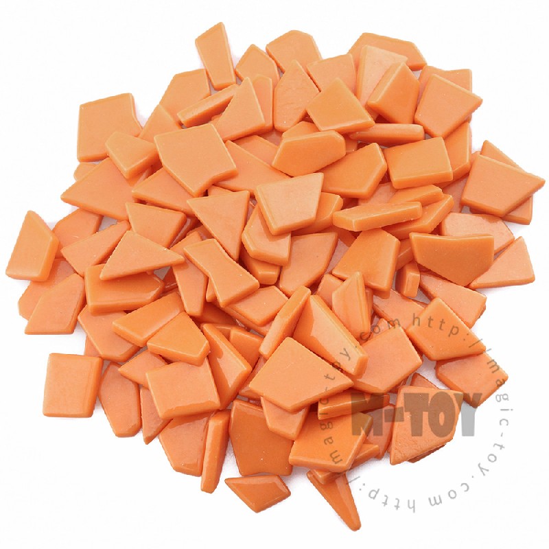 Orange Irregular Shape Glass Mosaic IR-SS18