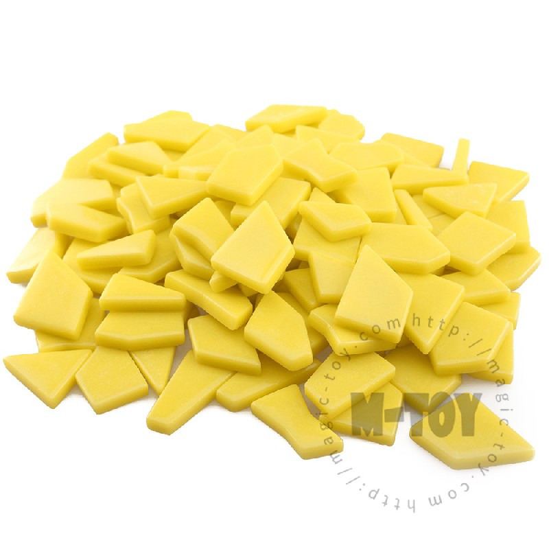 Yellow Irregular Shape Glass Mosaic IR-SS50