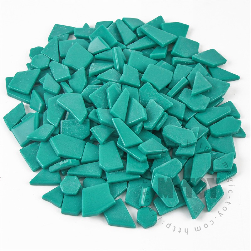 Green Irregular Shape Glass Mosaic IR-SS54