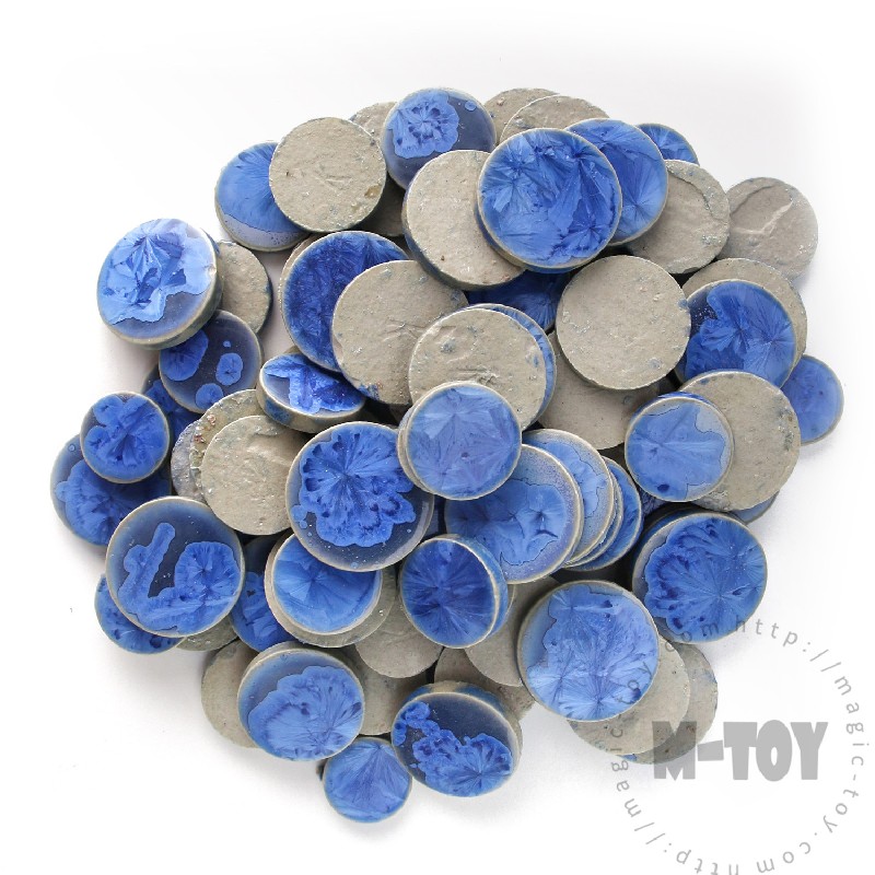 Cobalt Blue Round Shape Ceramic Mosaic CRB705