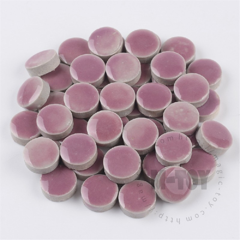 Purple Round Shape Ceramic Mosaic 15CRG502