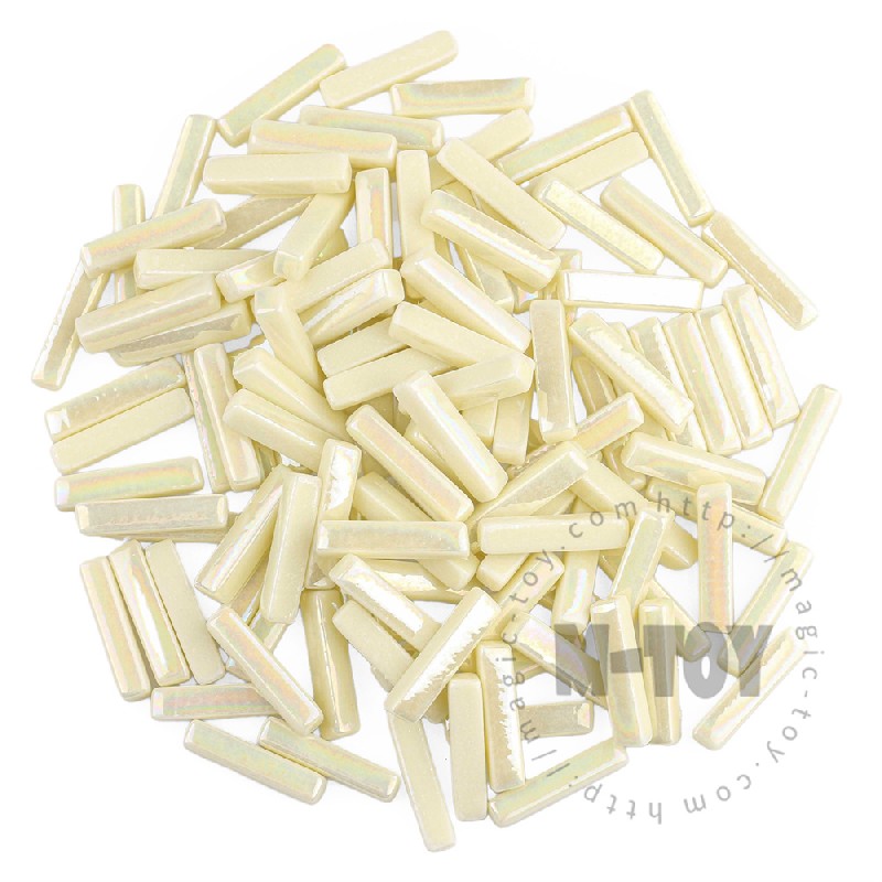 Iridescent Beige Stick Glass Mosaic 525SBI30