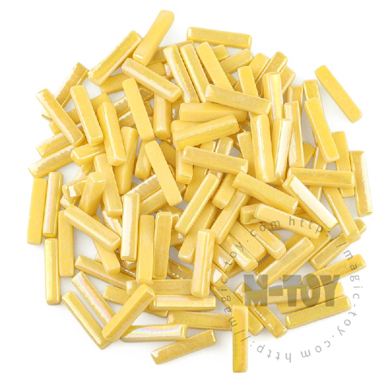 Iridescent Yellow Stick Glass Mosaic 525SBI50