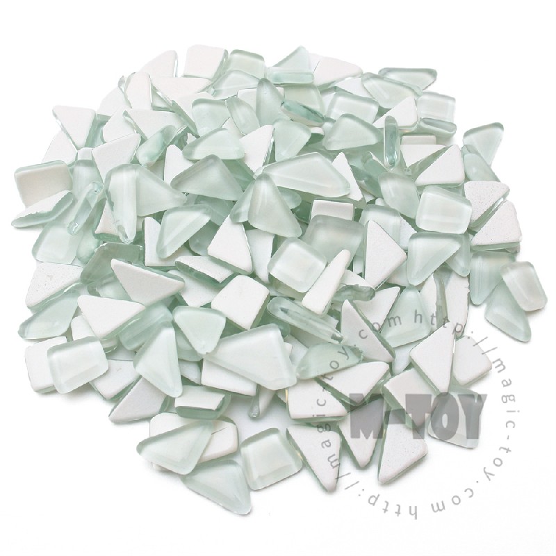 White Irregular Crystal Glass Mosaic IR-CC100