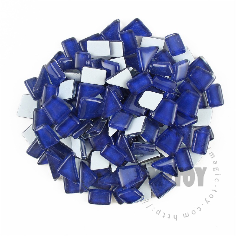 Cobalt Blue Irregular Crystal Glass Mosaic IR-CC725