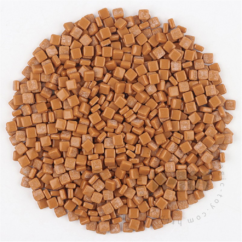 Brown Mini Square Glass Mosaic 8SS32