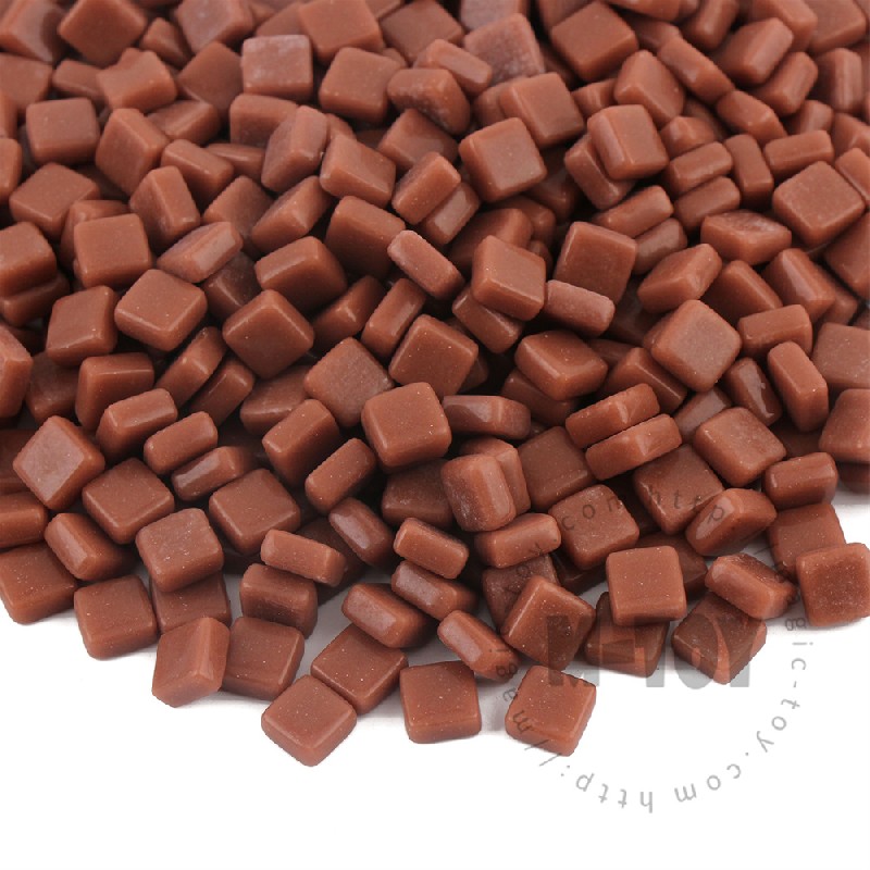 Brown Mini Square Glass Mosaic 8SS34