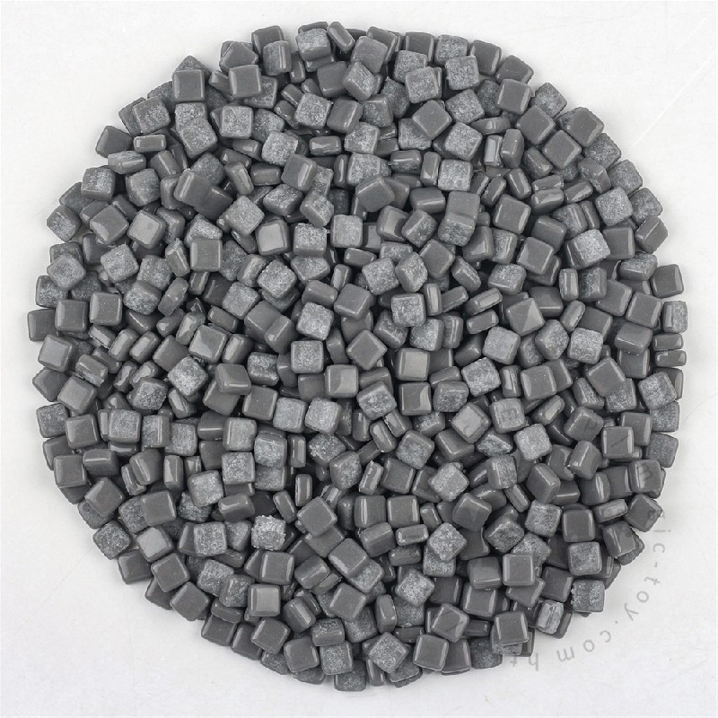 Grey Mini Square Glass Mosaic 8SS58