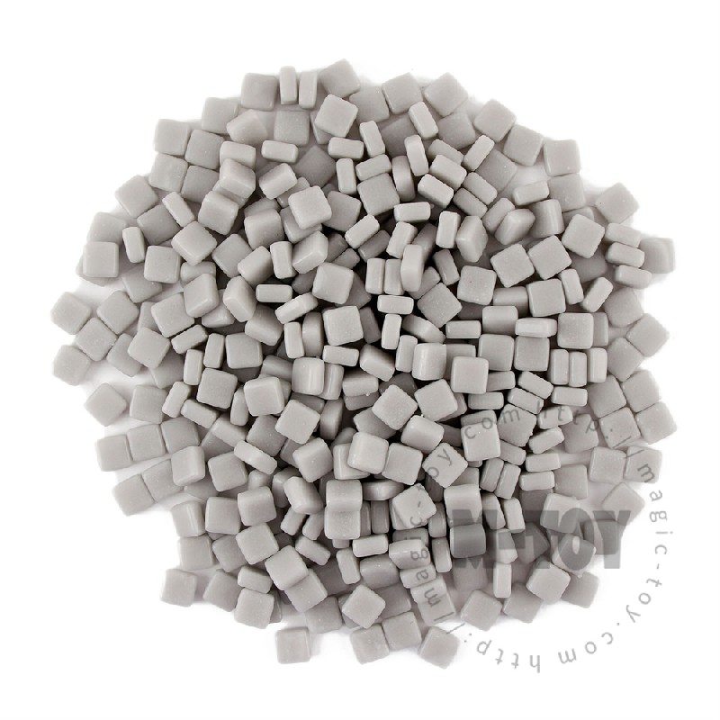 Light Grey Mini Square Glass Mosaic 8SS59