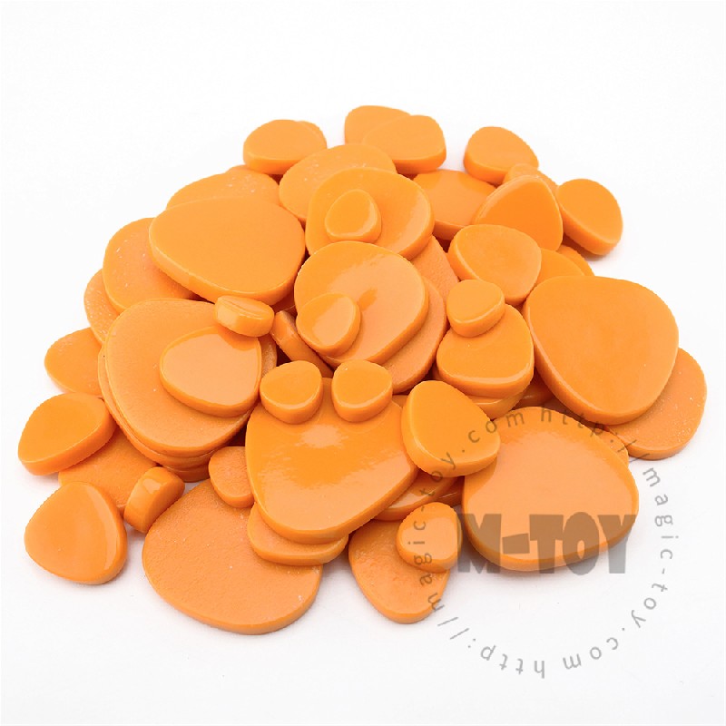 Orange Pebbles Glass Mosaic PESS18