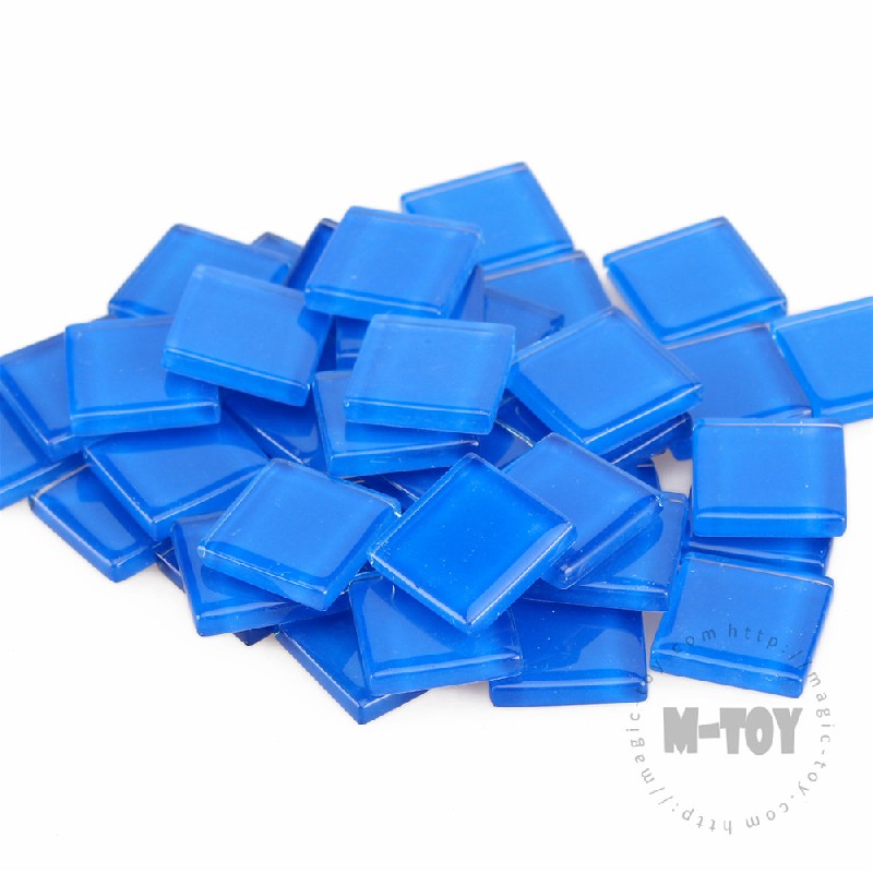 Blue Square Crystal Glass Mosaic 20-CC715