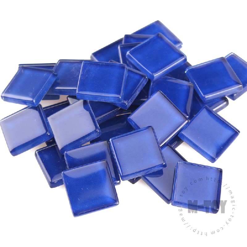 Blue Square Crystal Glass Mosaic 20-CC725