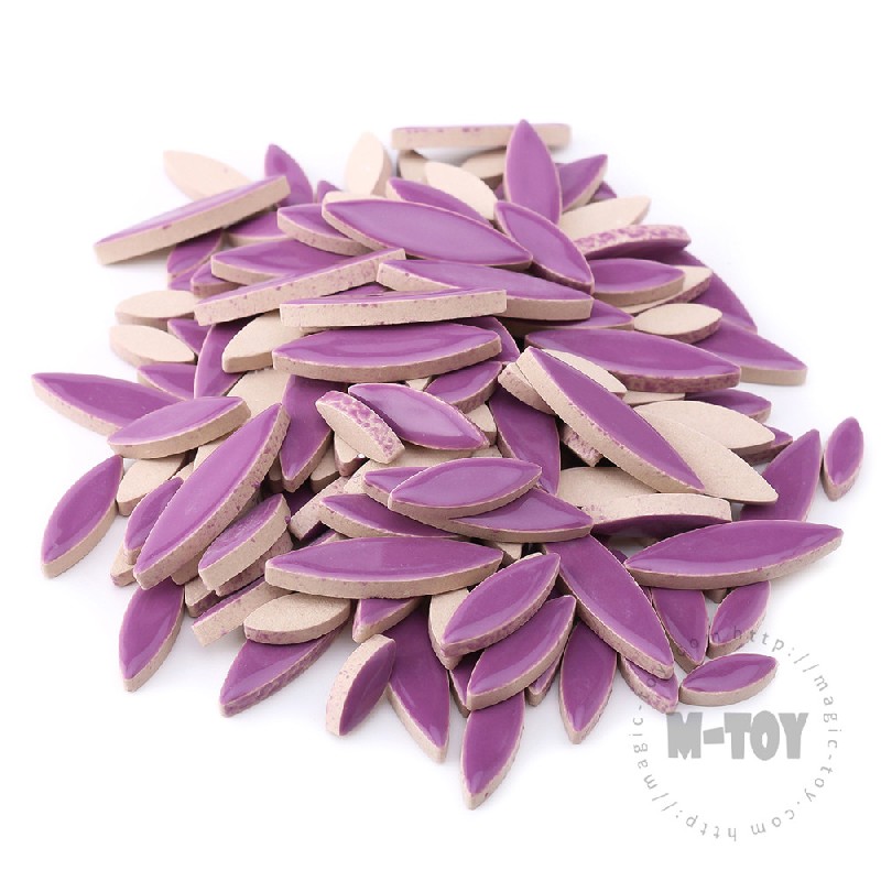 Purple Petal Shape Ceramic Mosaic CYG43