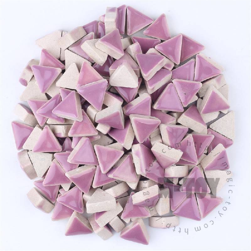 Purple Triangle Shape Ceramic Mosaic 15CJG502