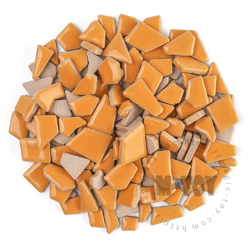 Orange Irregular Ceramic Mosaic IR-H101