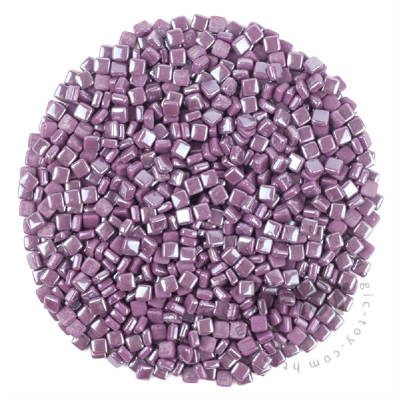 Luster Dark Purple Mini Square Glass Mosaic 8SSL64