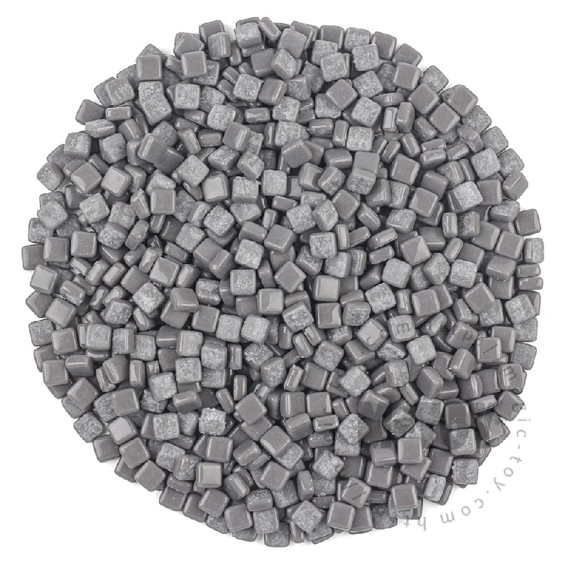 Grey Mini Square Glass Mosaic 8SS58