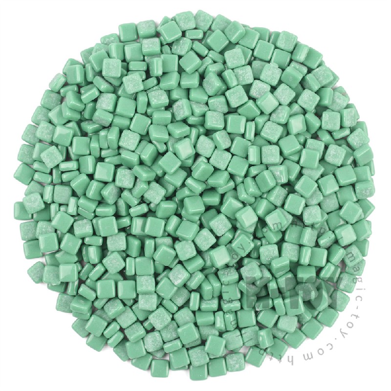 Green Mini Square Glass Mosaic 8SS46