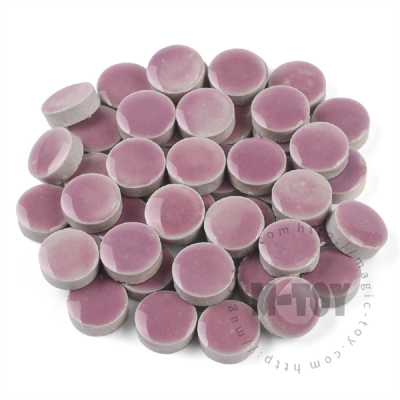 Purple Round Shape Ceramic Mosaic 15CRG502