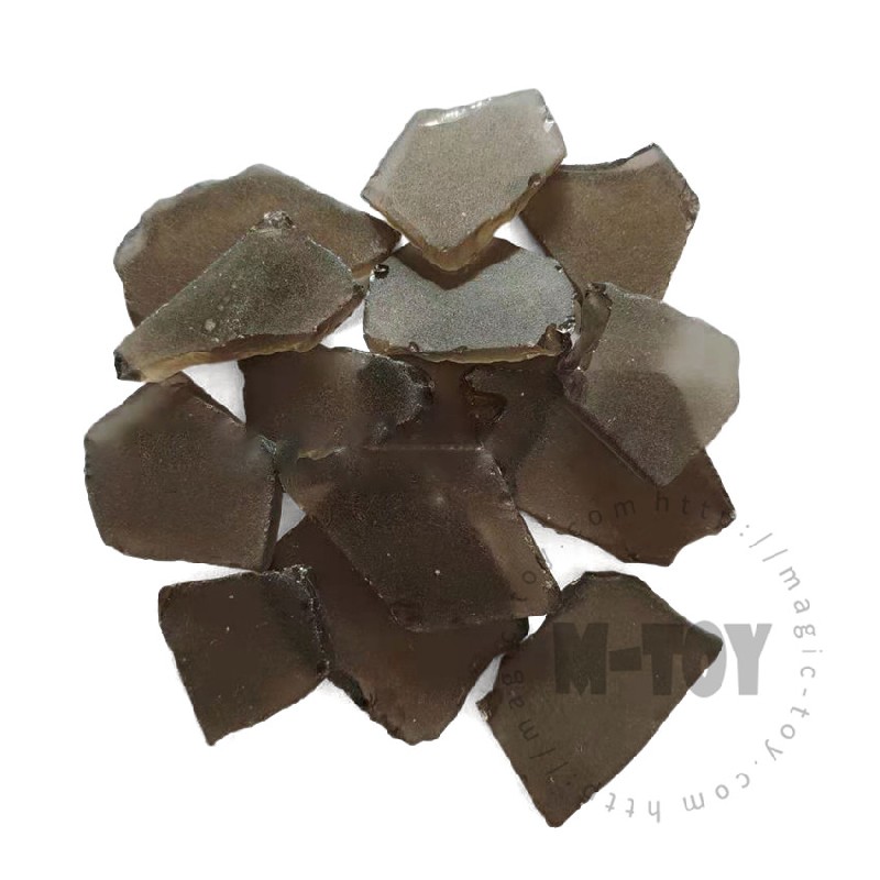 Brown Color Irregular Sea Glass CD-HR303-M