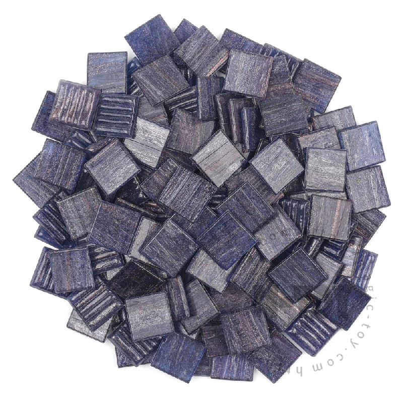 Purple Square Golden Line Hot-melting Glass Mosaic GSM713