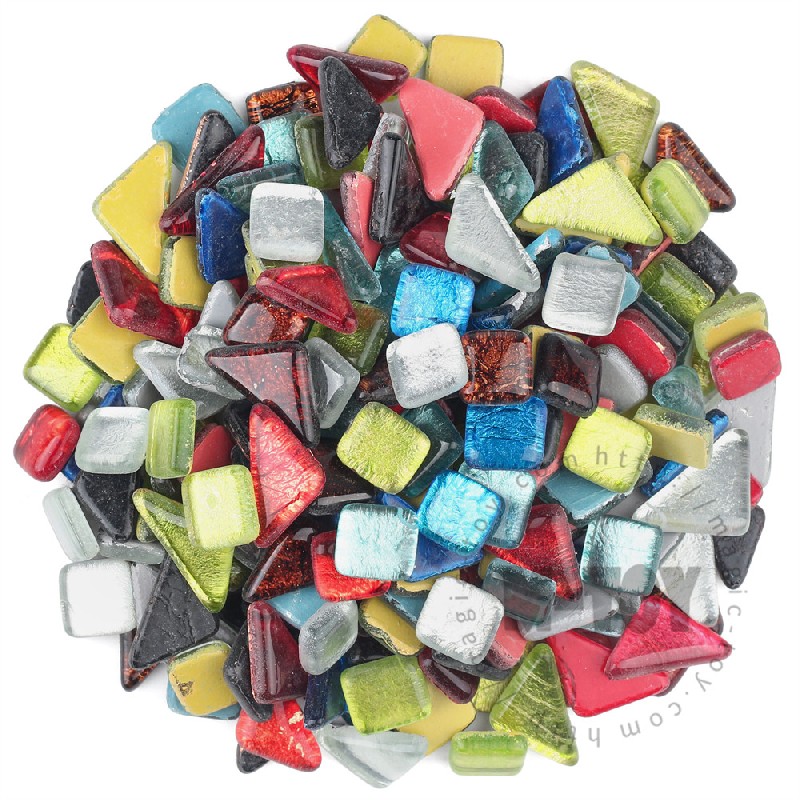 Assorted Irregular Crystal Glass Mosaic IR-LGW9001