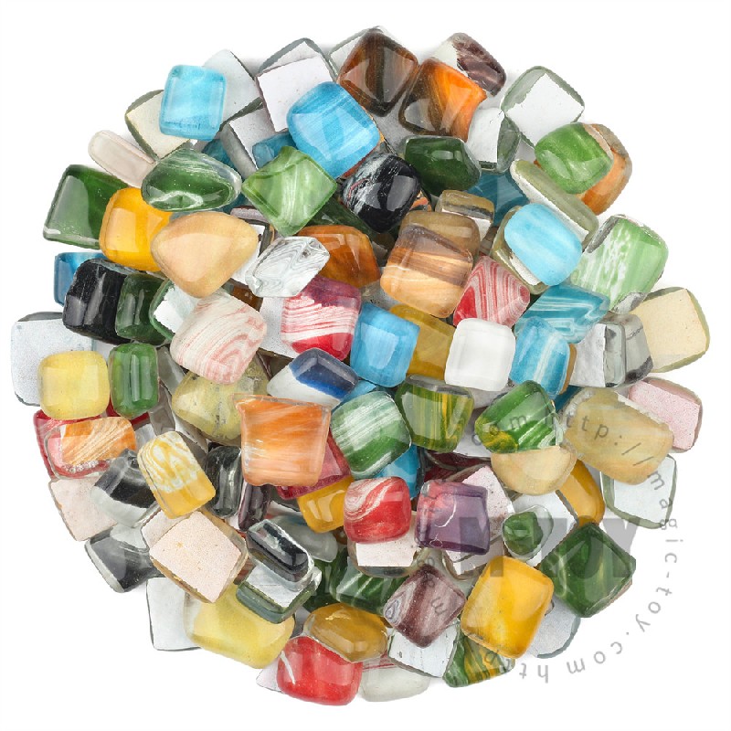 Assorted Irregular Crystal Glass Mosaic IR-LGW9002