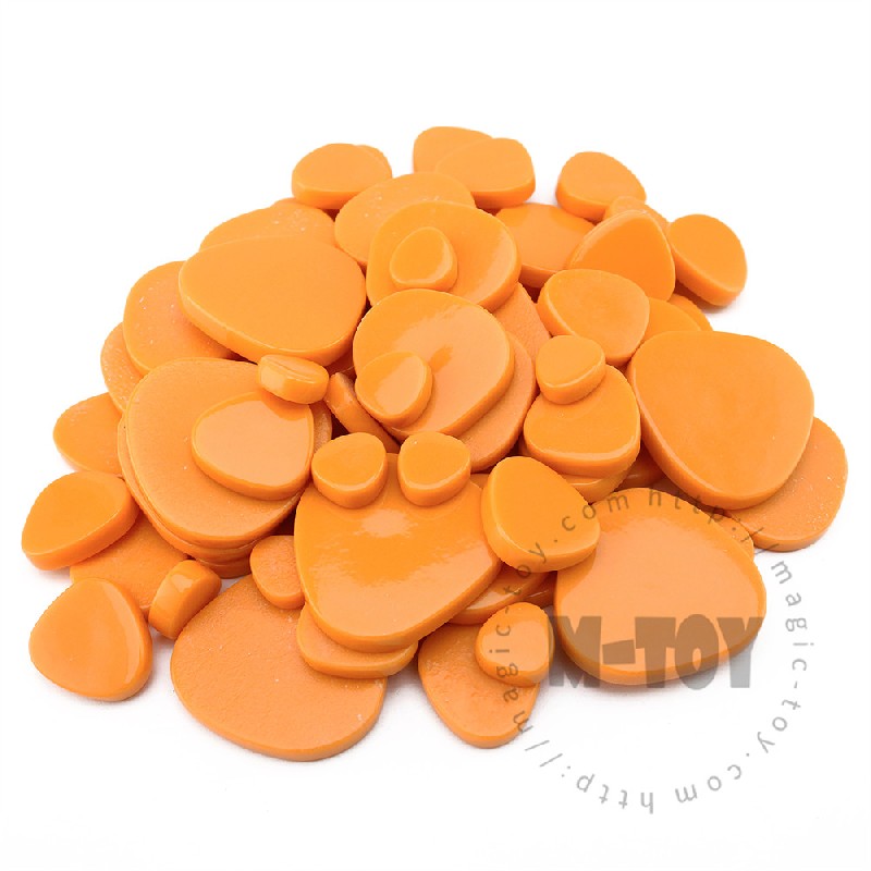 Orange Pebbles Glass Mosaic PE-SS18