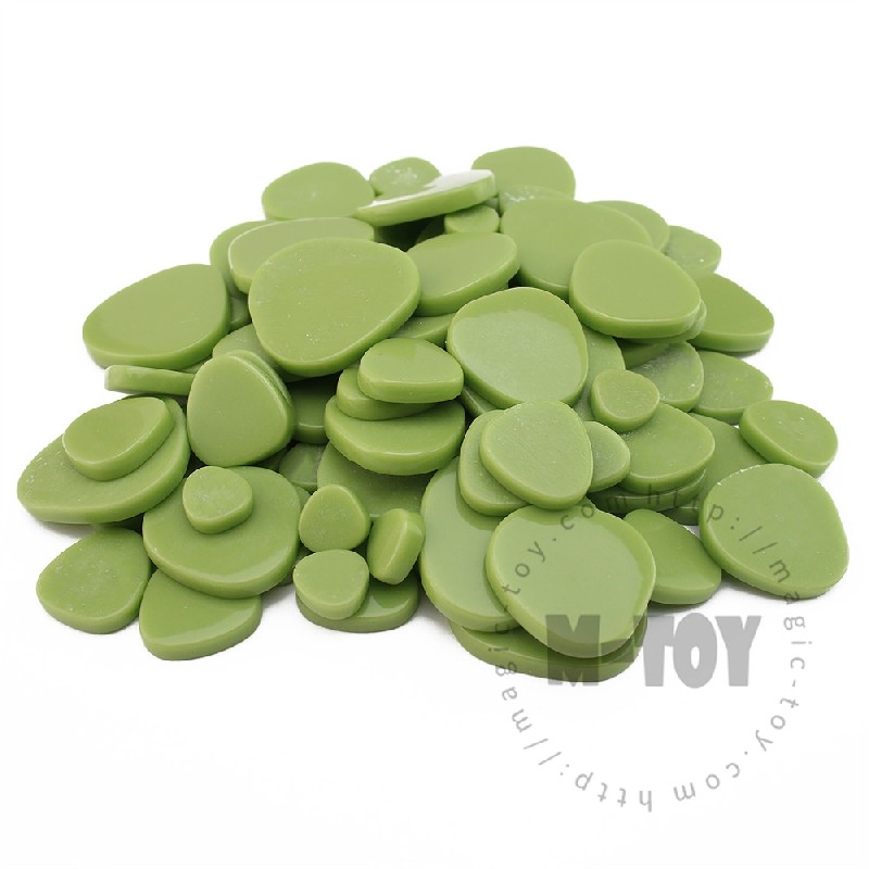 Green Pebbles Glass Mosaic PE-SS47