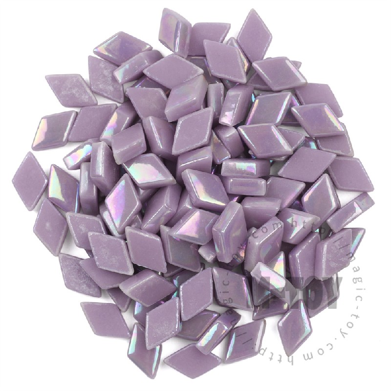 Iridescent Purple Diamond Glass Mosaic SLL62