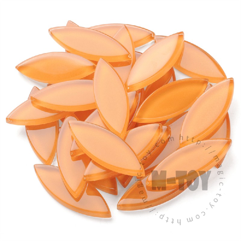 Orange Leaf-shaped Mandala Glass Mosaic 1442TY-CC945