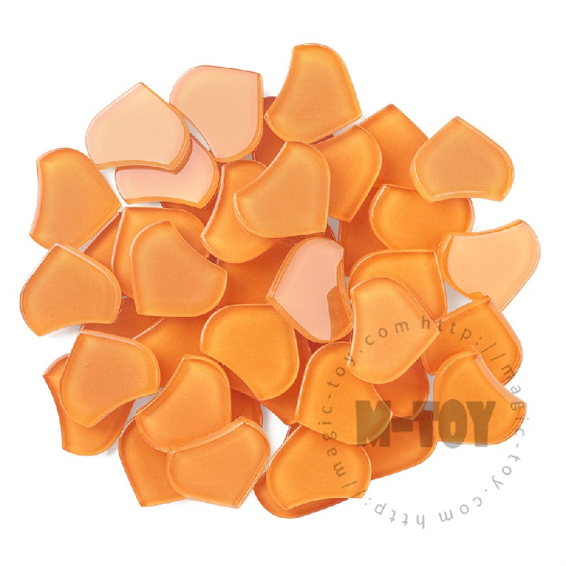 Orange Fishscale Mandala Glass Mosaic 3026TA-CC945