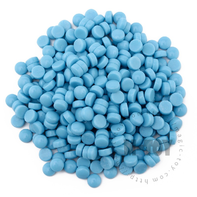 Sky Blue Round Glass Mosaic SR08