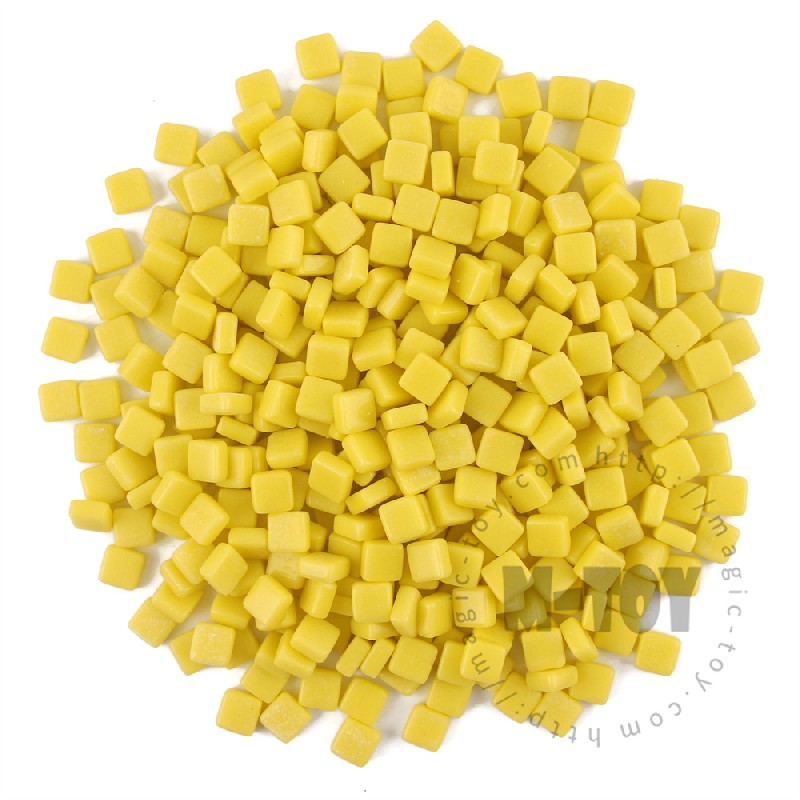 Yellow Mini Square Glass Mosaic 8SS50