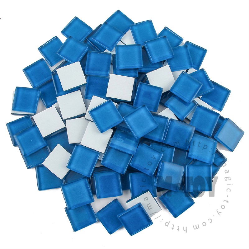 Blue Square Crystal Glass Mosaic 20-CC735