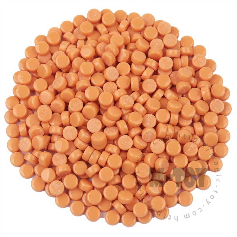 Orange Mini Round Glass Mosaic 8SR18