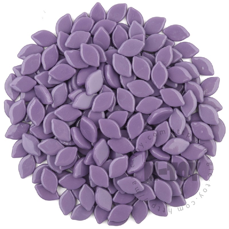 Glossy Purple Small Petals Glass Mosaic SMBG62