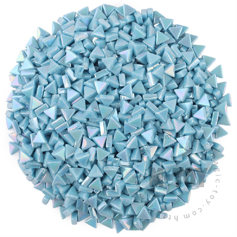 Blue Mini Triangle Glass Mosaic 10SJI08