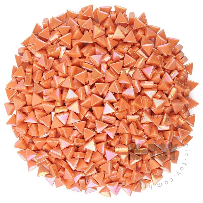 Orange Mini Triangle Glass Mosaic 10SJI18