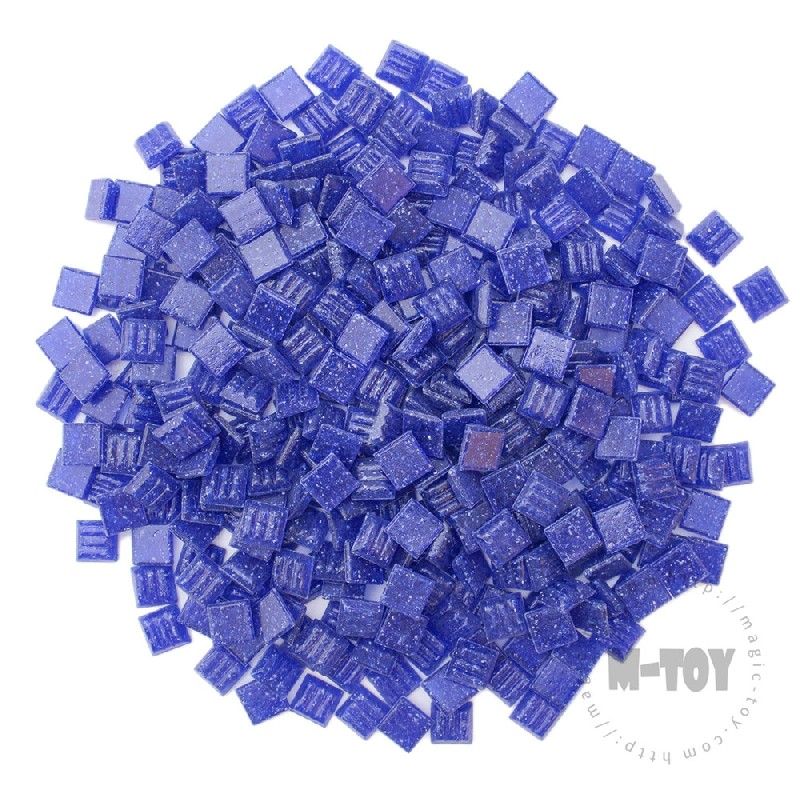 Cobalt Blue Square Vitreous Hot-melting Glass Mosaic 10ASM711