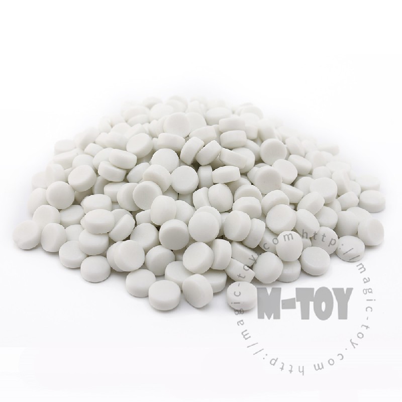 White Round Glass Mosaic SR100