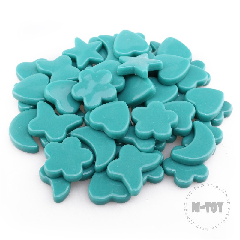 Turquoise Charms Glass Mosaic MU-SS54